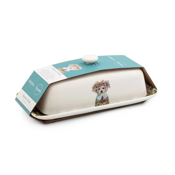 Маслёнка Mikasa Tipperleyhill 21x11x7 см, фарфор, Kitchen Craft, Великобритания, MKTIPPBUTPUP - изобр. 8