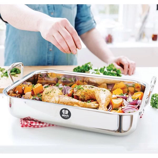 Блюдо для запекания с ручками Ovenware 35х25 см, нержавеющая сталь, BEKA, Бельгия, 16302364 - изобр. 10