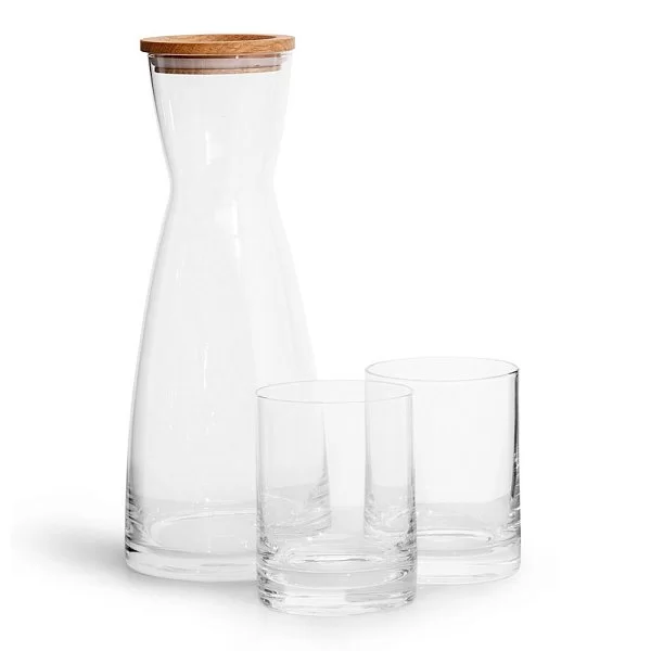 Набор для напитков Nature, 3 предмета, стекло, SagaForm, Швеция, 5003483 - изобр. 7