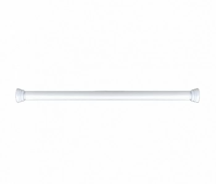 Карниз для ванной комнаты телескопический Telescopic Cornice White, 103-190 см, цвет белый, металл, Carnation Home Fashions, TC-21 - изобр. 7