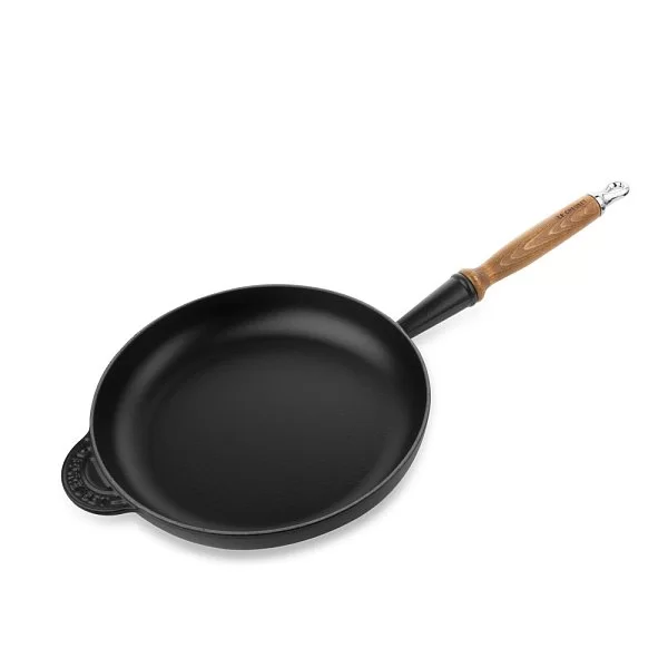 Сковорода 24 см, материал эмалированный чугун, цвет черный матовый, Le Creuset, Франция, 20058240000460 - изобр. 7