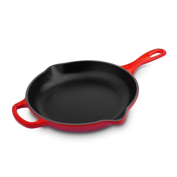 Сковорода 20 см, эмалированный чугун, цвет вишневый, Le Creuset, Франция, 20182200600422 - изобр. 7