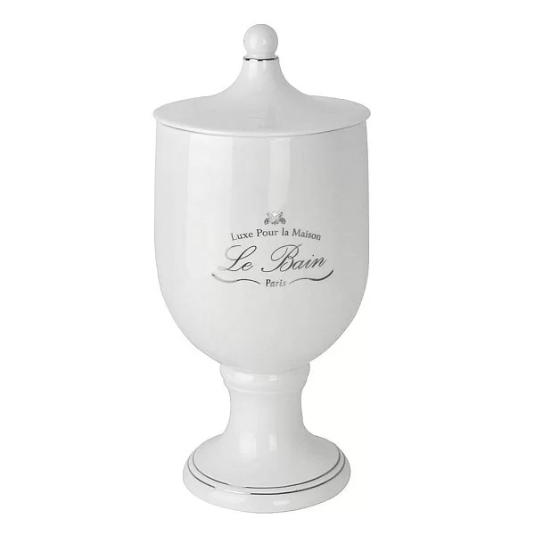 Косметическая емкость le Bain White, Kassatex, ALB-LC-W - изобр. 7