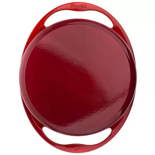 Блюдо для выпечки &quot;Татин&quot; 28 см, эмалированный чугун, цвет вишневый, Le Creuset, Франция, 20129280602460 - изобр. 8