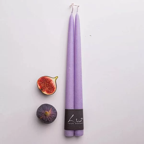 Набор из 2 свечей &quot;Рустик&quot; 30 см, цвет глициния, Luz Your Senses, Бельгия, LUZ305.70 - изобр. 8