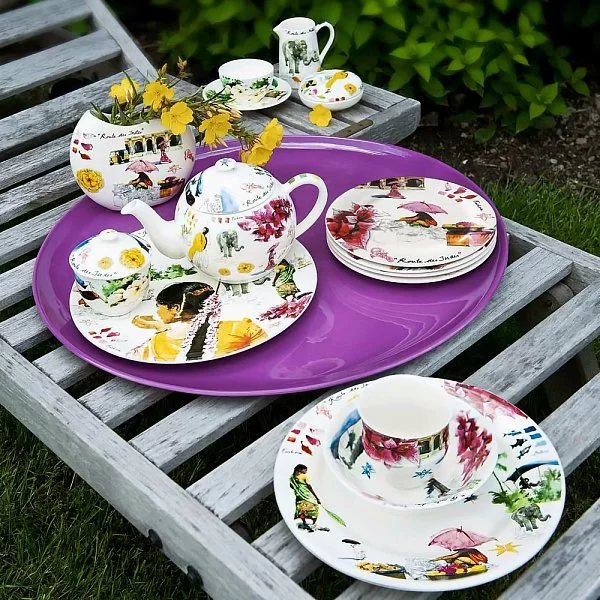 Форма для выпечки круглая &quot;Индия&quot; 29 см, материал фаянс, Gien, Франция, 4025CPTA00 - изобр. 9