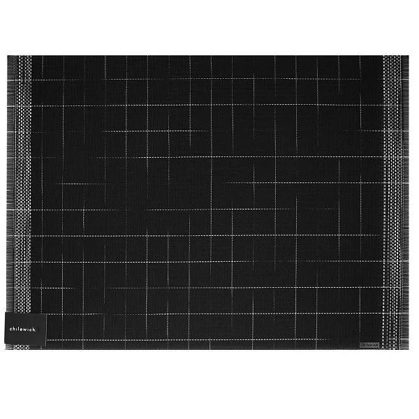 Салфетка подстановочная Black/White 48x36 см, материал винил, Chilewich, США, 100478-003 - изобр. 7