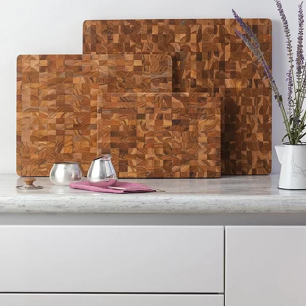 Доска разделочная торцевая Scandi 36x25x2,5 см, древесина тика, Teakhaus, США, TH801 - изобр. 9