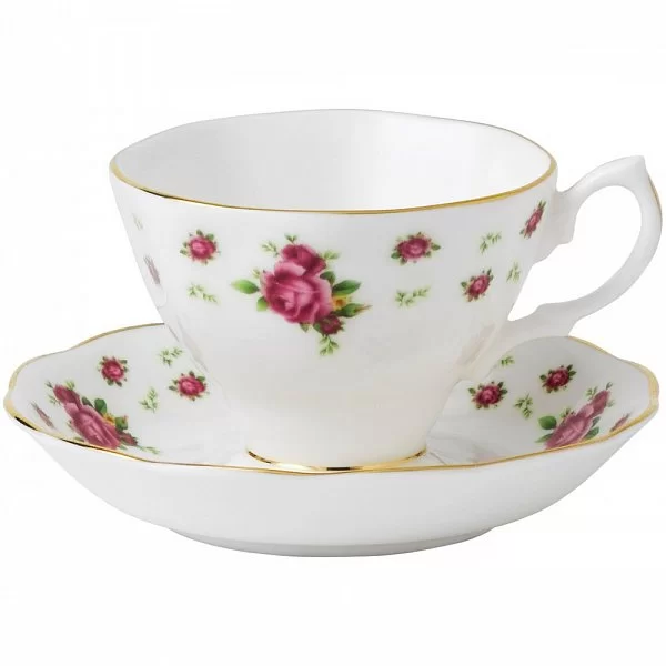 Чашка с блюдцем New Country Roses 200 мл материал фарфор, Royal Albert, Великобритания, NCRWTW26135 - изобр. 7