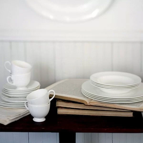Чайное блюдце Wedgwood White 17,8x1,3 см, материал фарфор, цвет белый, Wedgwood, Великобритания, 50105402001 - изобр. 9