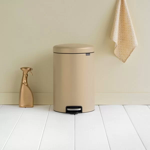 Мусорный бак с педалью NewIcon, 20л, минерально-золотой, Brabantia, 115882 - изобр. 11