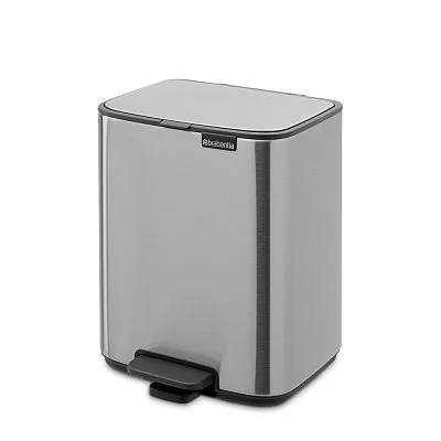 Мусорный бак с педалью 12л, металлическое внутреннее ведро,Brabantia, 113888 - изобр. 47