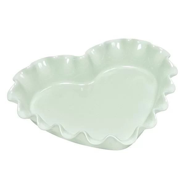 Форма для пирога &quot;Сердце&quot; 28см, керамика, цвет миндаль, Emile Henry, Франция, 746177 - изобр. 7