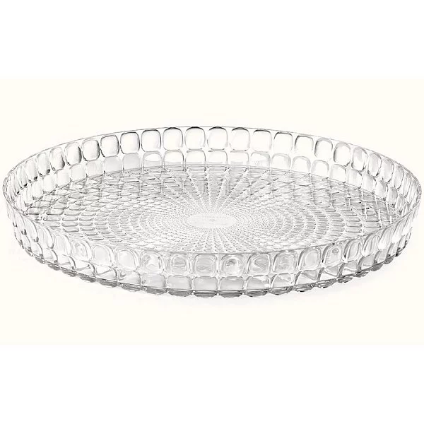 Поднос Tiffany круглый 35,6 см, материал акрил, цвет прозрачный, Guzzini, Италия, 19890100 - изобр. 7