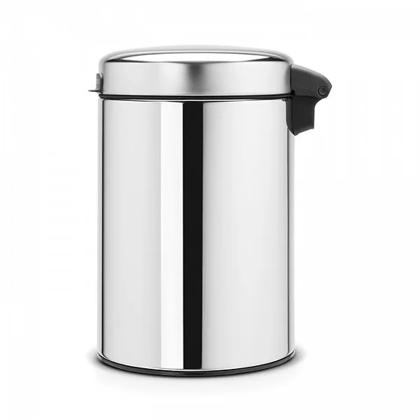 Мусорный бак настенный NewIcon, 3л, стальной, Brabantia, 115547 - изобр. 9