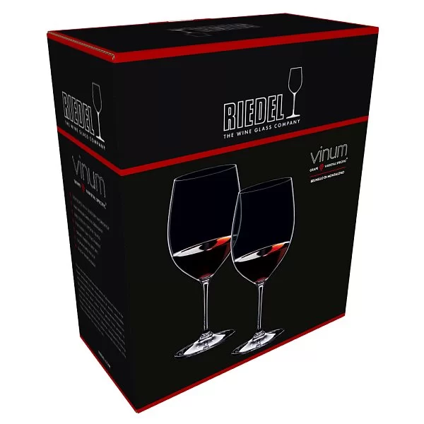 Набор бокалов для красного вина Brunello di Montalcino 600 мл, хрусталь, 2 шт, Vinum, Riedel, 6416/90 - изобр. 9