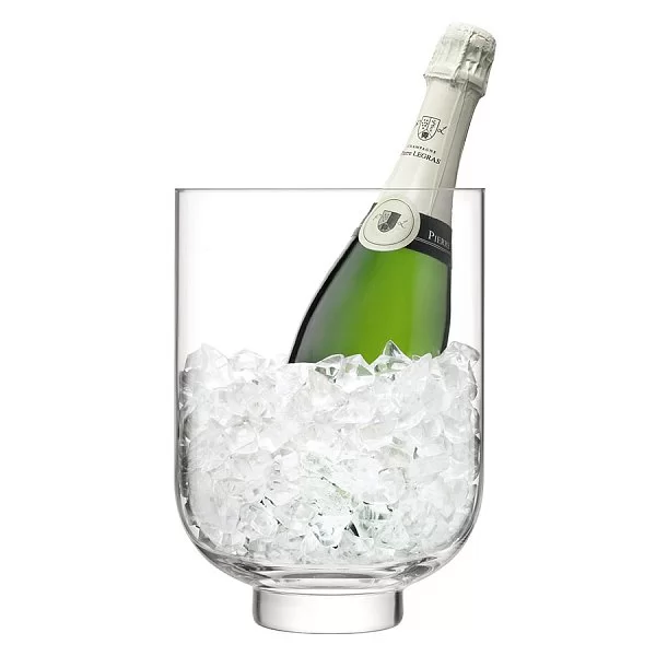 Ведёрко для льда стеклянное Bar высота 25 см, LSA International, Великобритания, G1540-25-991 - изобр. 8