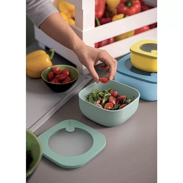 Контейнер для хранения Store&More объем 0,97 л, материал полипропилен, цвет зеленый, Guzzini, Италия, 170702176 - изобр. 9