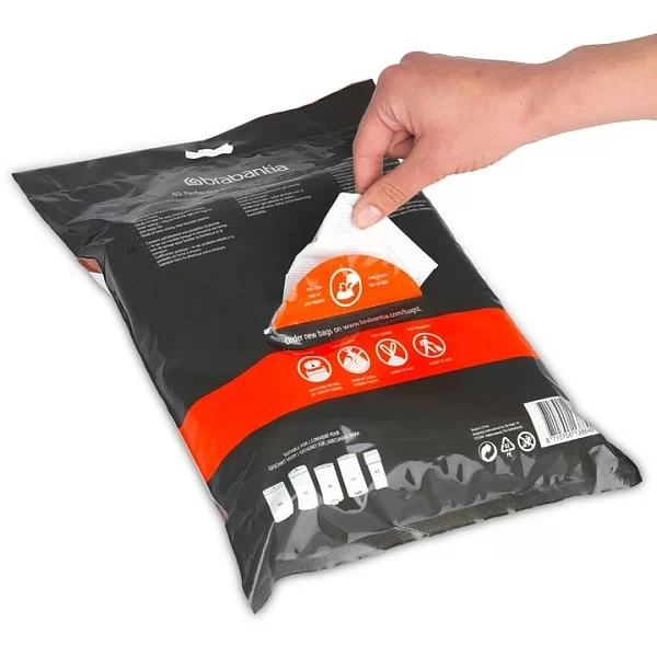 Мешки для мусора Pefect Fit 40-45 л, размер L, 40 шт, упаковка-диспенсер, Brabantia, 138645 - изобр. 8