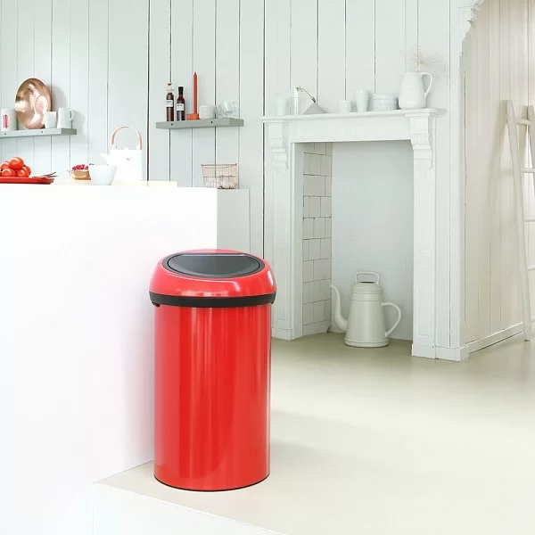 Мусорный бак Touch Bin 60л, пламенно-красный, Brabantia, 402487 - изобр. 10