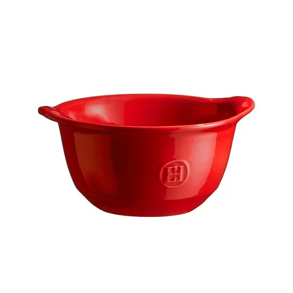 Пиала для запекания и сервировки объем 0,55 л, 14x8 см, материал керамика, цвет гранат, Emile Henry, Франция, 342149 - изобр. 7