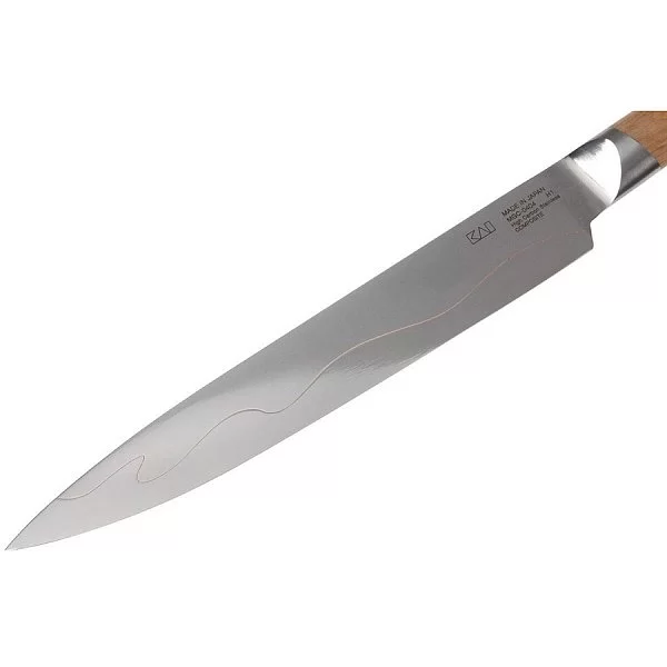 Нож кухонный для тонкой нарезки Sujihiki длина лезвия 22,8 см, сталь VG-MAX and SUS 420J2 Composite, Kai, Япония, MGC-0404 - изобр. 8