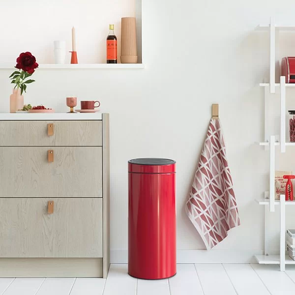 Мусорный бак Touch Bin New 30л, пламенно-красный, Brabantia, 115189 - изобр. 10
