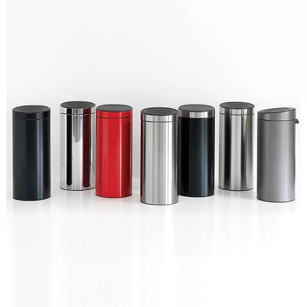 Мусорный бак Touch Bin New 30л, стальной матовый, Brabantia, 115349 - изобр. 11