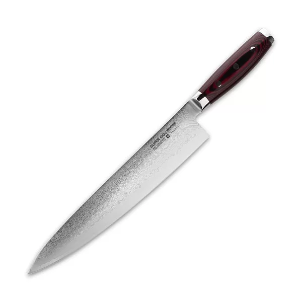 Нож кухонный поварской шеф 25 см GOU 161 материал лезвия порошковая сталь SG2 Laminated, Yaxell, Япония, YA37110 - изобр. 7