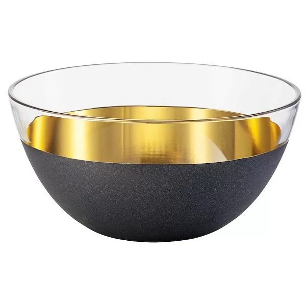 Чаша Cosmo Gold 24x13 см, хрусталь, цвет черный + золото, Eisch, Германия, 70556724 - изобр. 7