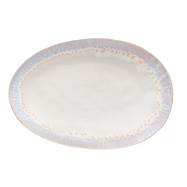 Блюдо овальное Brisa 41x28 см, материал керамика, цвет Salt, Costa Nova, Португалия, GOA411-SAL(GOA411-00918R) - изобр. 7