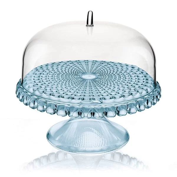 Тортовница с крышкой Tiffany S 30х27х30 см, материал суперпластик, цвет голубой, Guzzini, Италия, 19940181 - изобр. 7