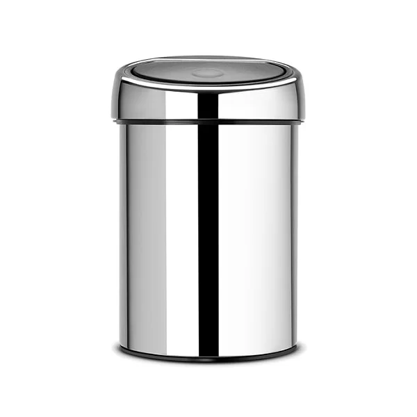 Мусорный бак Touch Bin 3л, стальной полированный, Brabantia, 363962 - изобр. 7