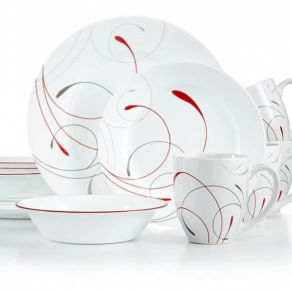 Набор посуды 12 предметов Splendor на 4 персоны, стекло, Corelle, 1118165 - изобр. 11