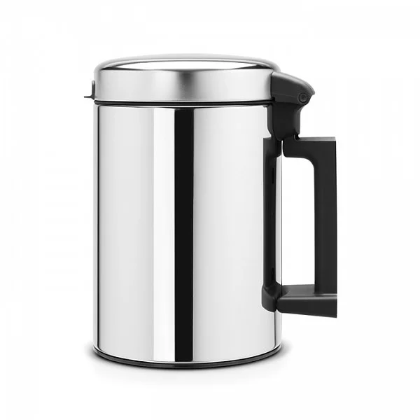 Мусорный бак настенный NewIcon, 3л, стальной, Brabantia, 115547 - изобр. 11
