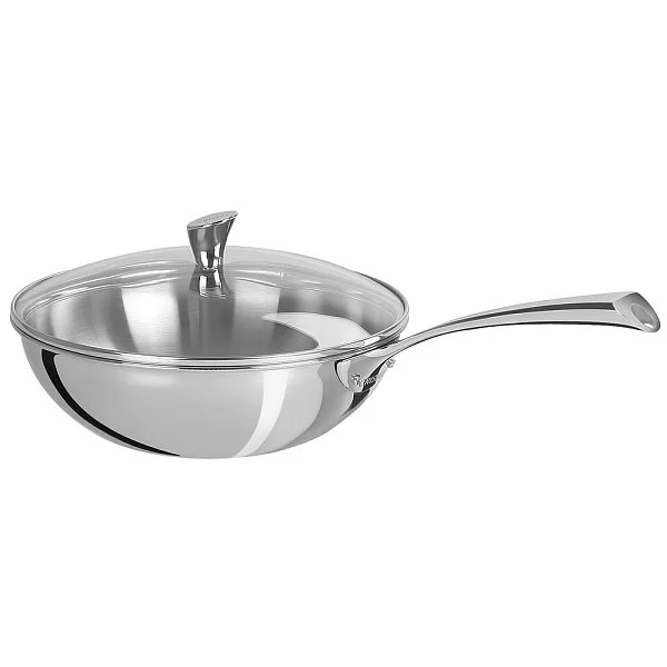 Крышка 28 см, стекло + нержавеющая сталь, Cristel, Франция, K28CHVB - изобр. 8