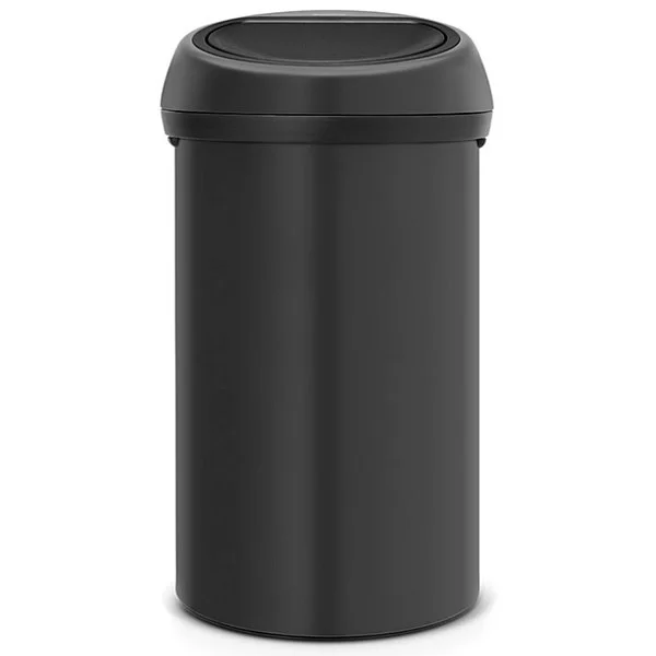 Мусорный бак Touch Bin 60л, нержавеющая сталь, цвет черный, Brabantia, Бельгия, 128981 - изобр. 7