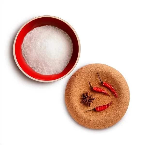 Емкость для хранения соли объем 0,48 л, 14,5x8,7 см, материал керамика, цвет гранат, Emile Henry, Франция, 348761 - изобр. 9