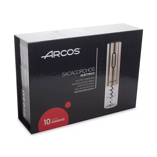 Штопор электрический с зарядным устройством нержавеющая сталь, Arcos, 604900 - изобр. 11