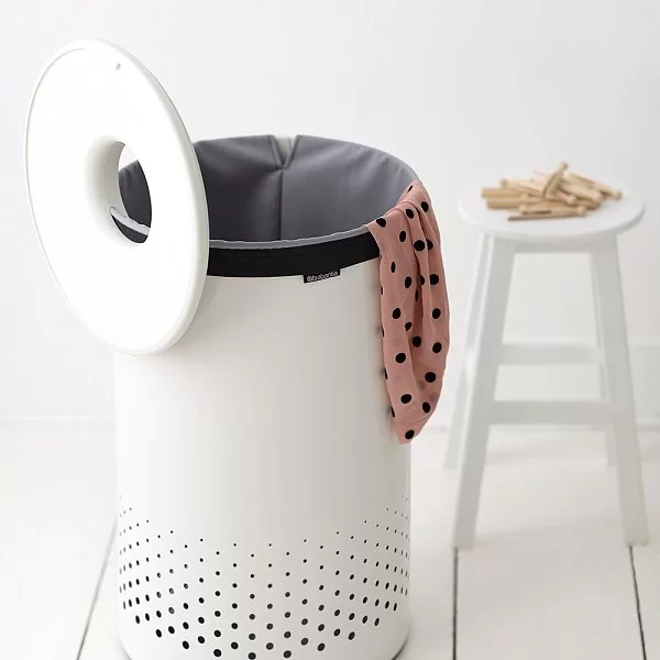 Бак для белья 60л, белый, Brabantia, 105142 - изобр. 11