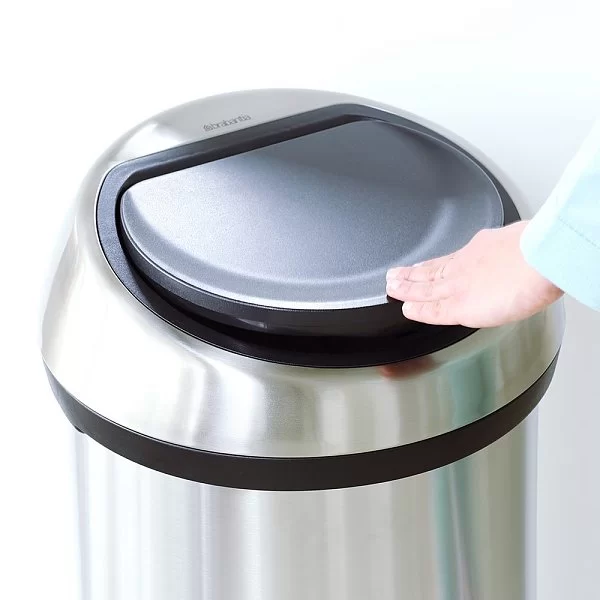 Мусорный бак Touch Bin 60л, стальной матовый, Brabantia, 484506 - изобр. 10