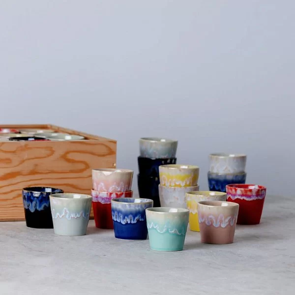 Стакан для кофе Grespresso 210 мл, материал керамика, цвет серый, Costa Nova, Португалия, LSC081-GRY(LSC081-00918H) - изобр. 8