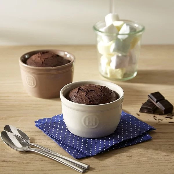 Рамекин №10, материал керамика, диаметр 10,5 см, цвет кремовый, Emile Henry, Франция, 021010 - изобр. 8