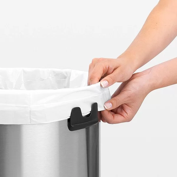Мусорный бак Push Bin 60л, стальной матовый, Brabantia, 484520 - изобр. 11