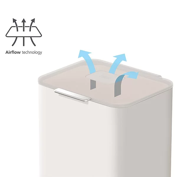 Контейнер для мусора с двумя баками Totem Pop 40 л, сталь, цвет серый, Joseph Joseph, Великобритания, 30092 - изобр. 17