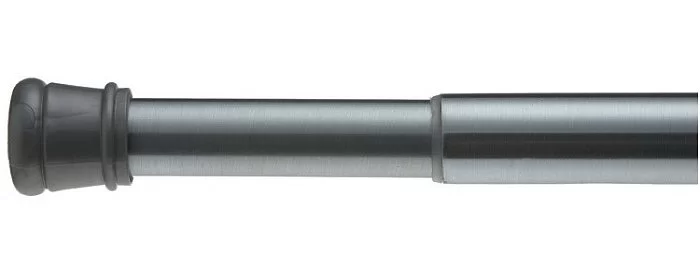 Карниз для ванной комнаты Standard Tension Rod Brushed Nickel 104-190 см, материал - нержавеющая сталь, Carnation Home Fashions, США, TSR-69 - изобр. 7