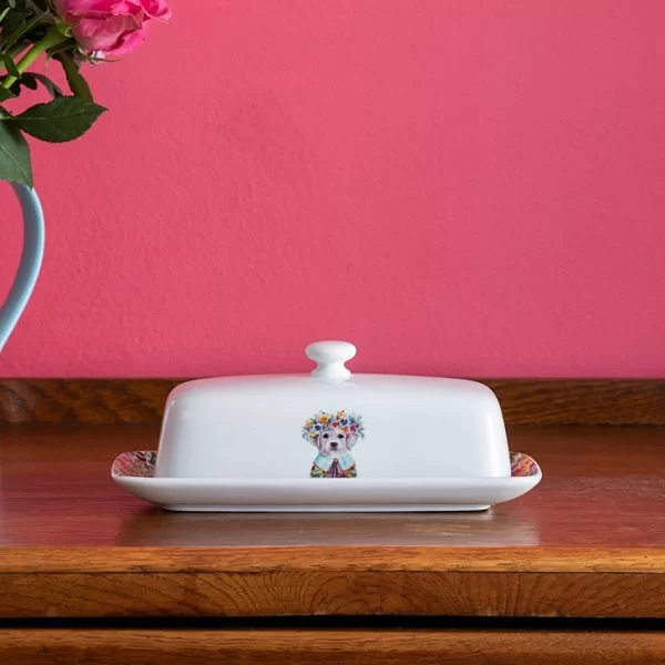 Маслёнка Mikasa Tipperleyhill 21x11x7 см, фарфор, Kitchen Craft, Великобритания, MKTIPPBUTPUP - изобр. 10