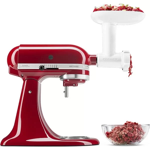 Насадка мясорубка пластиковая цвет белый, Kitchen Aid, США, 5KSMFGA - изобр. 9