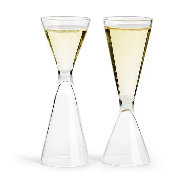 Набор из 6 рюмок для шнапса Nature, 20-40 мл, стекло + дерево, SagаForm, Швеция, 5017704 - изобр. 7