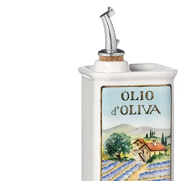Бутылка для масла LAVENDER 500 мл, керамика, Nuova Cer, Италия, 9506-OFR - изобр. 9